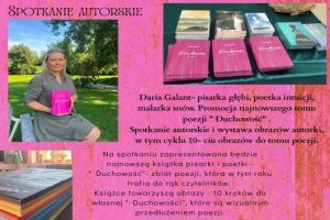 Spotkanie autorskie z Darią Galant