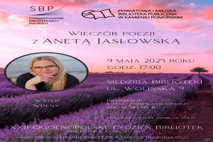 Wieczór poezji z Anetą Jasłowską