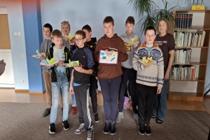 Lekcja biblioteczna dla uczniów SOSW